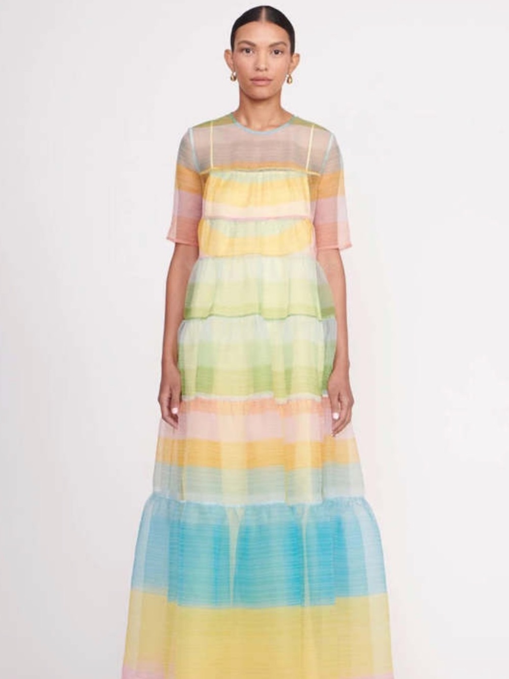 NWT Staud Hyacinth Dress Ombré XS